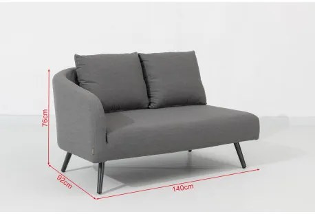 Doppler Melia LIKA-TEX® sivá - luxusná záhradná súprava