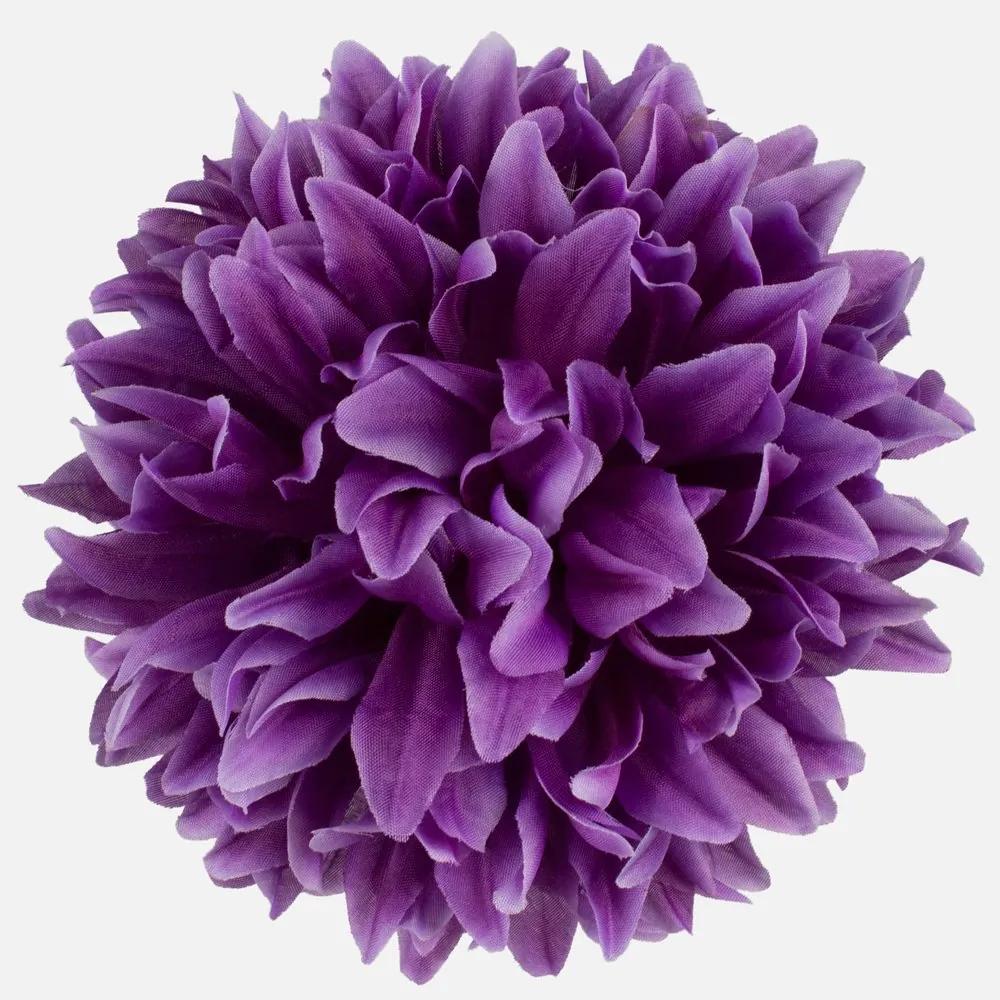 Schetelig Chryzantéma hlava, Dark purple - 16 cm