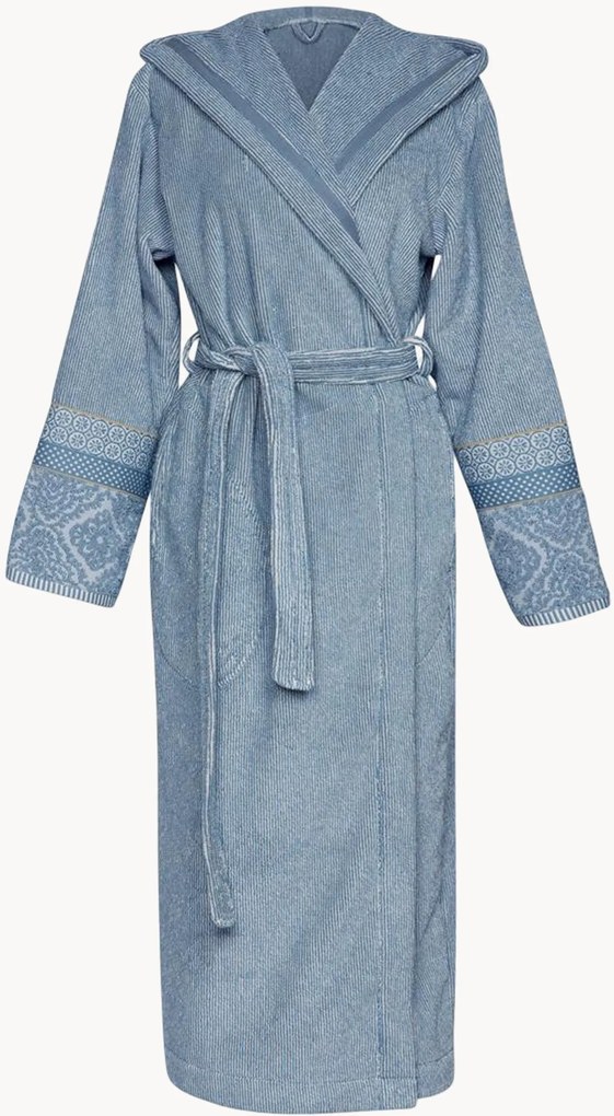 Dámsky župan's kapucňou z bavlneného froté Soft Zellige