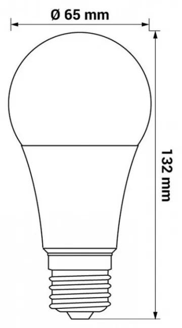LED žiarovka E27 A60 14W