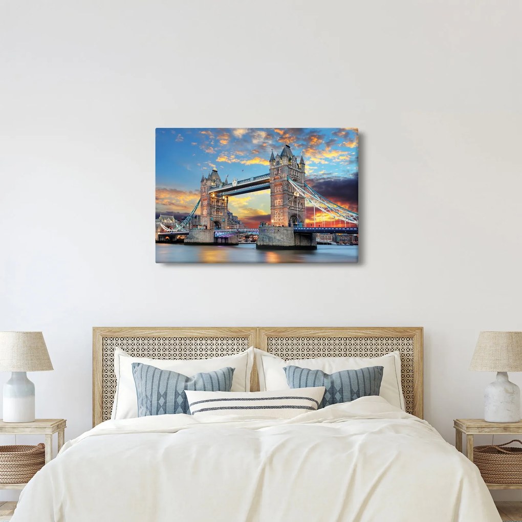 Obraz - Tower Bridge, Londýn, Anglicko (90x60 cm)