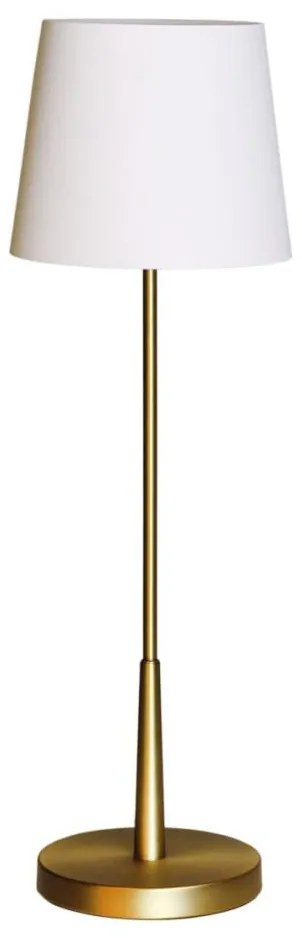 ByRydens 4002740-6501 - Stolná lampa LUMI 1xE27/8W/230V biela/zlatá 68,5 cm