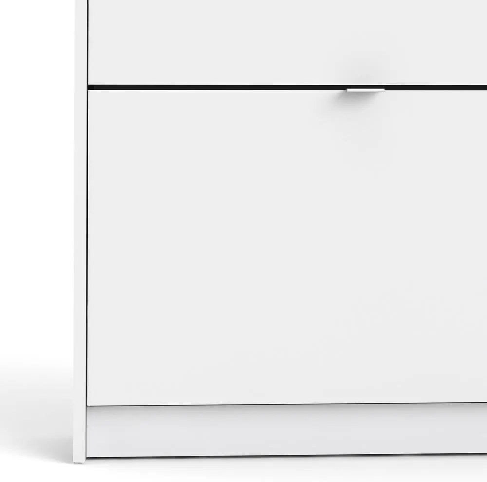 Biela výklopná skrinka na topánky Shoes – Tvilum