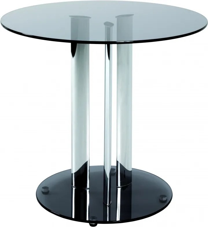 Odkladací stolík Cigy, 57 cm, sivá