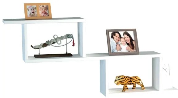 Nástenná polica SELENE 45x101,4 cm biela