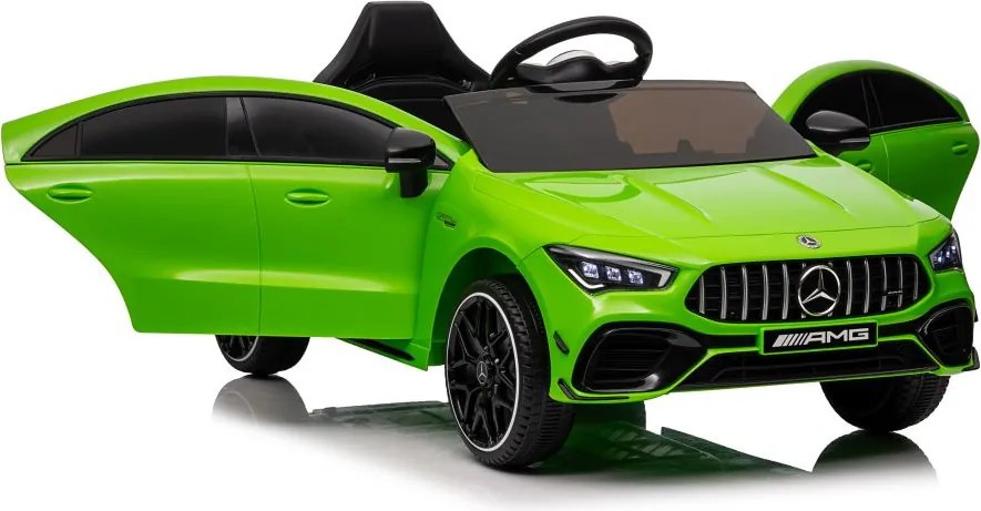 LEAN CARS Elektrické autíčko Mercedes CLA 45s AMG 4x4 zelené