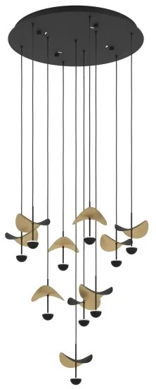 Eglo 390339 - LED Stmievateľný luster na lanku DRACERA 10xLED/2,3W/230V pr. 58 cm