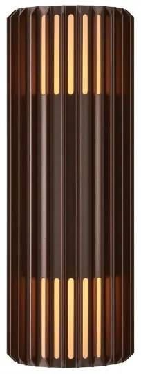 Nordlux - Vonkajšie nástenné svietidlo ALUDRA 2xE27/15W/230V IP54 hnedá