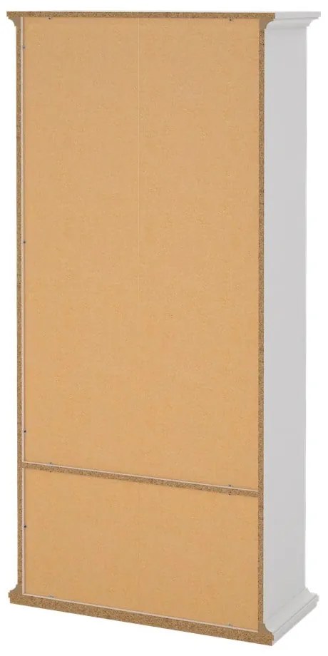 Biela vitrína 96x201 cm Paris – Tvilum