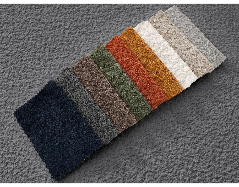 Tmavosivé kreslo z textílie buklé Giorgia – Bobochic Paris