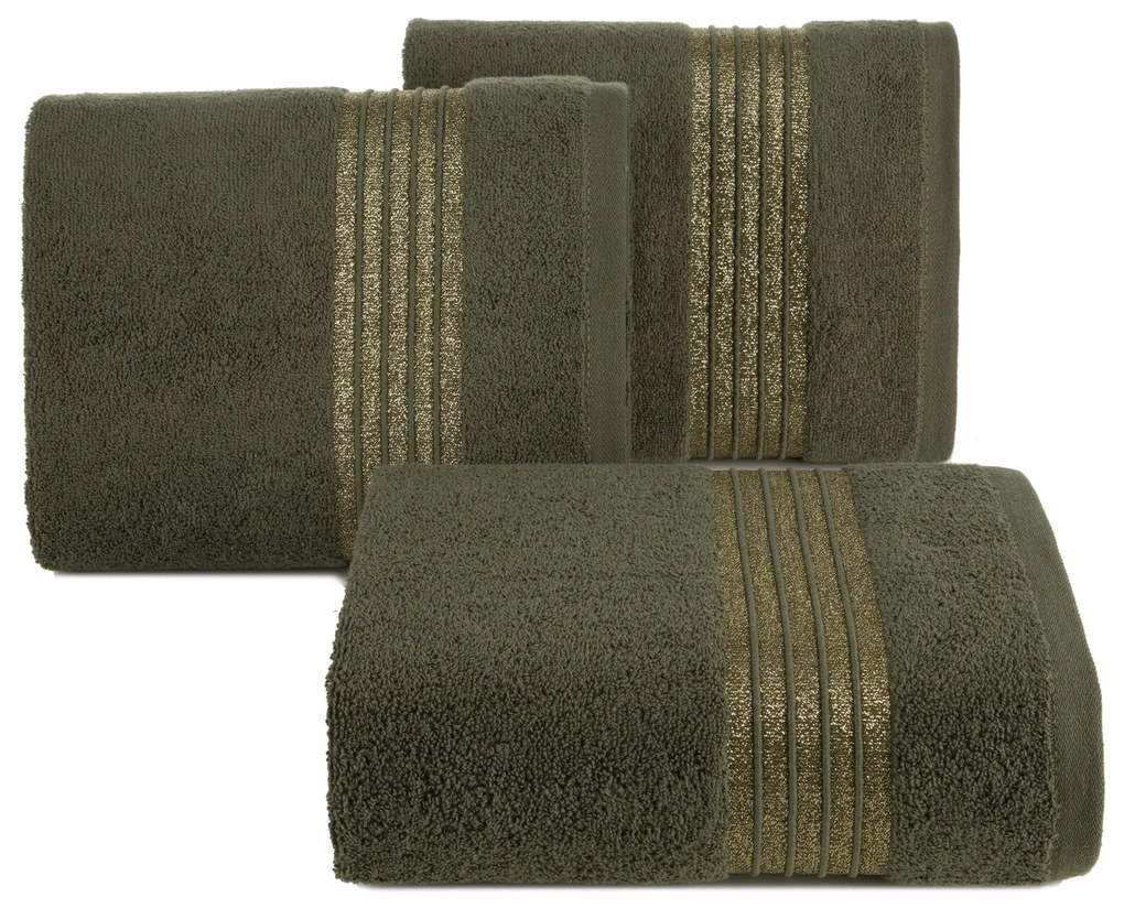 BAVLNENÝ UTERÁK LILA 70X140 CM OLIVOVÁ