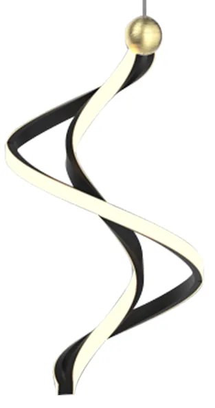 Závesné LED svietidlo Colia, 1x LED 19w, 4000k, b/g