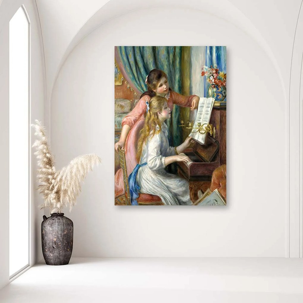Gario Obraz na plátne Dievčatá pri klavíri - Pierre Auguste Renoir, reprodukcia Rozmery: 60 x 90 cm