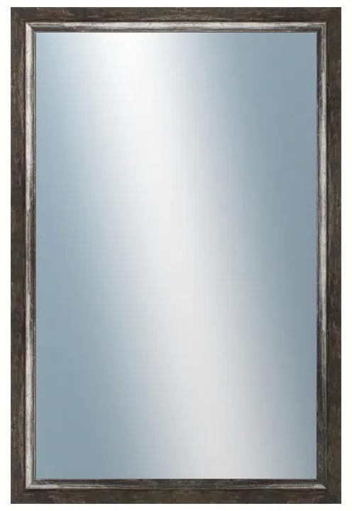 DANTIK - Zrkadlo v rámu, rozmer s rámom 40x60 cm z lišty IVANETE čierna (2940)