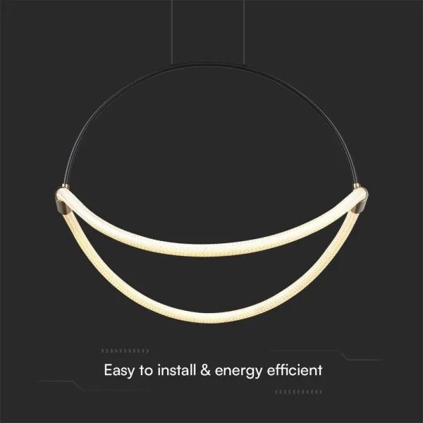 LED Luster na lanku LED/16W/230V 4000K