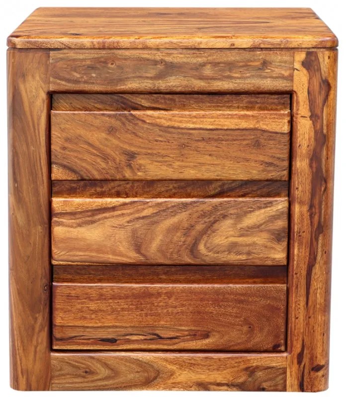 Nočný stolík 45x60x40 Tina z indického masívu palisander Svetlomedová