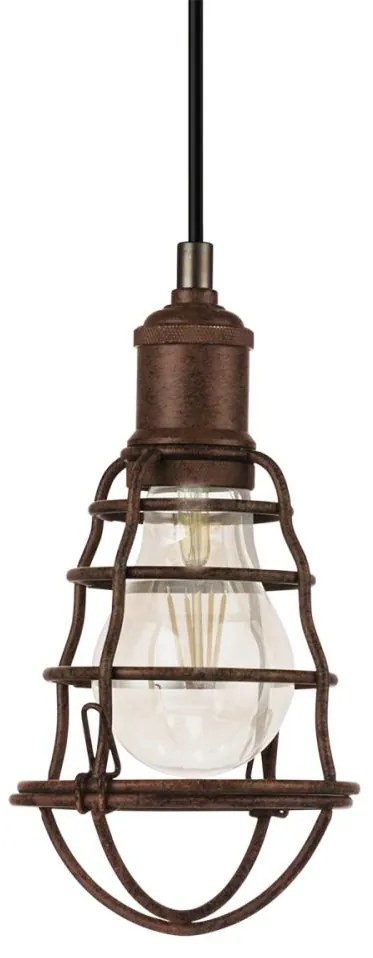 Eglo 49809 - Závesné svietidlo PORT SETON 1xE27/60W