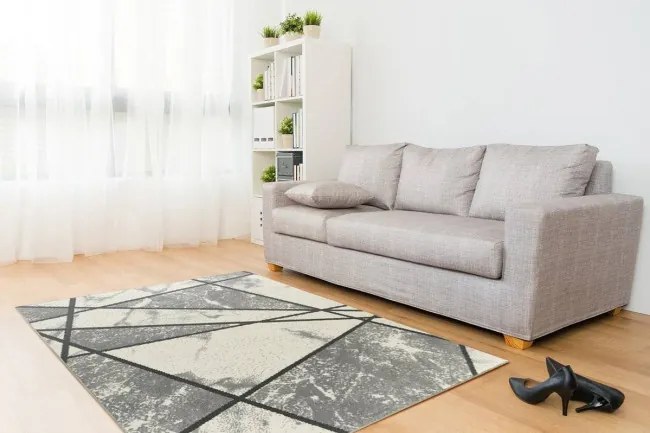Koberec Agnella Basic Buzu sivý