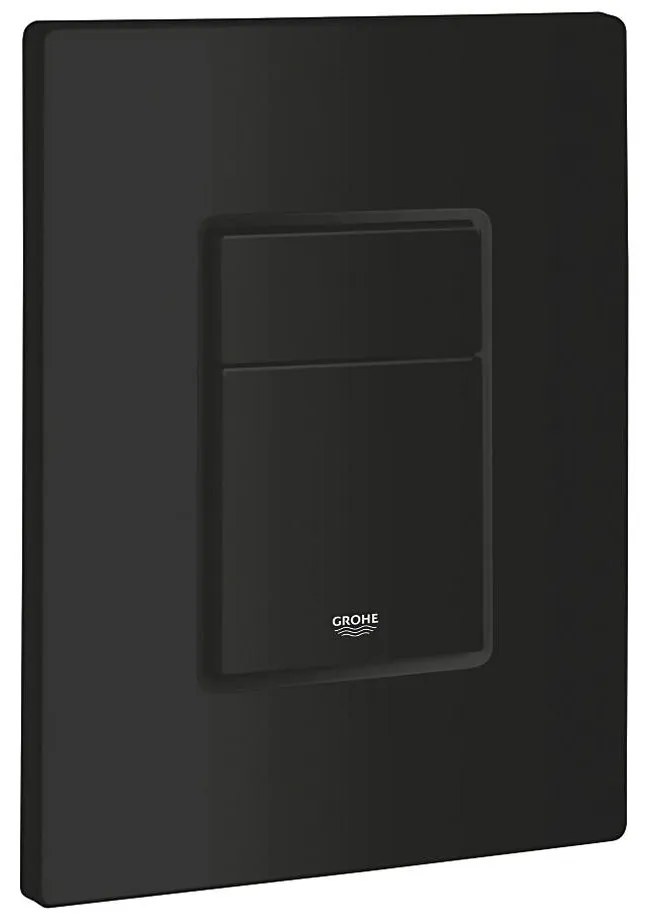 GROHE 389662430 - Splachovacie tlačidlo EVEN 156 × 197 mm čierne