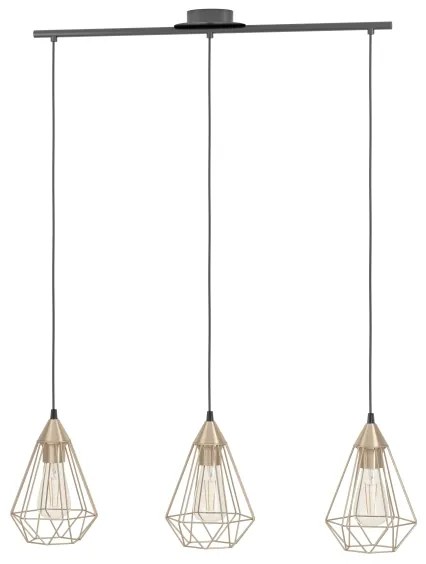 Eglo 94195 - Luster TARBES 3xE27/60W/230V