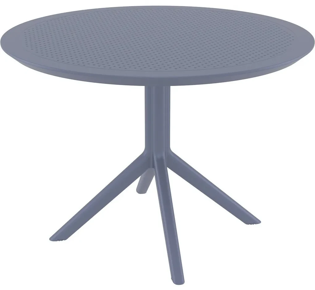 SKY Ø105 záhradný stôl olive green