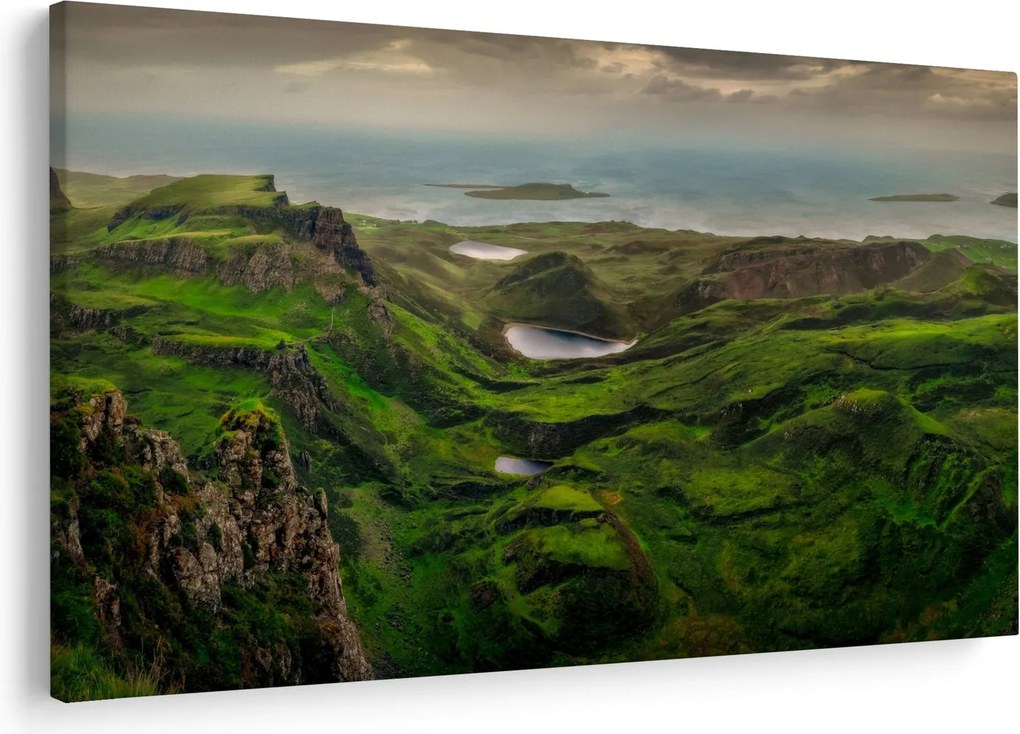 Obraz - Quiraing, Škótsko (90x60 cm)