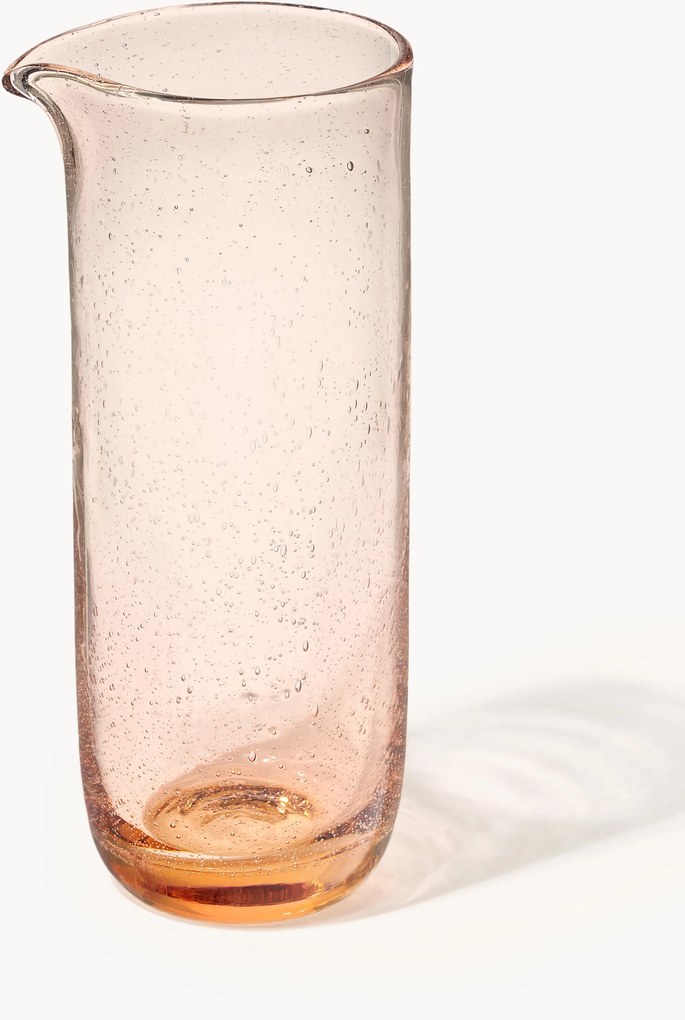 Ručne fúkaná karafa so vzduchovými bublinkami Hippolyte, 840 ml