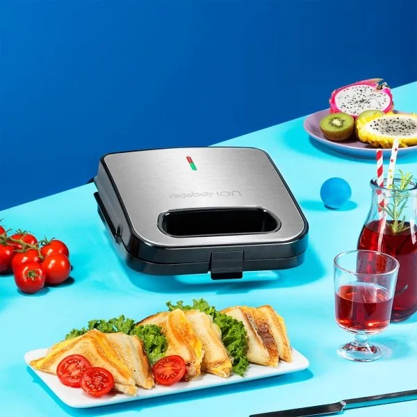 Niceboy ION Snacker S1 - Toustovač 750W/230V matný chróm/čierna