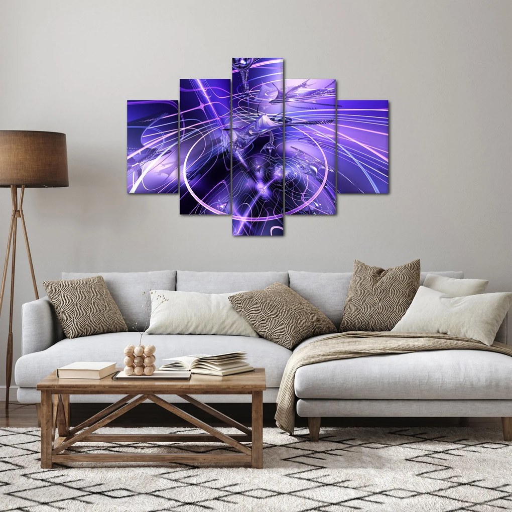 Obraz technické abstrakcie (150x105 cm)