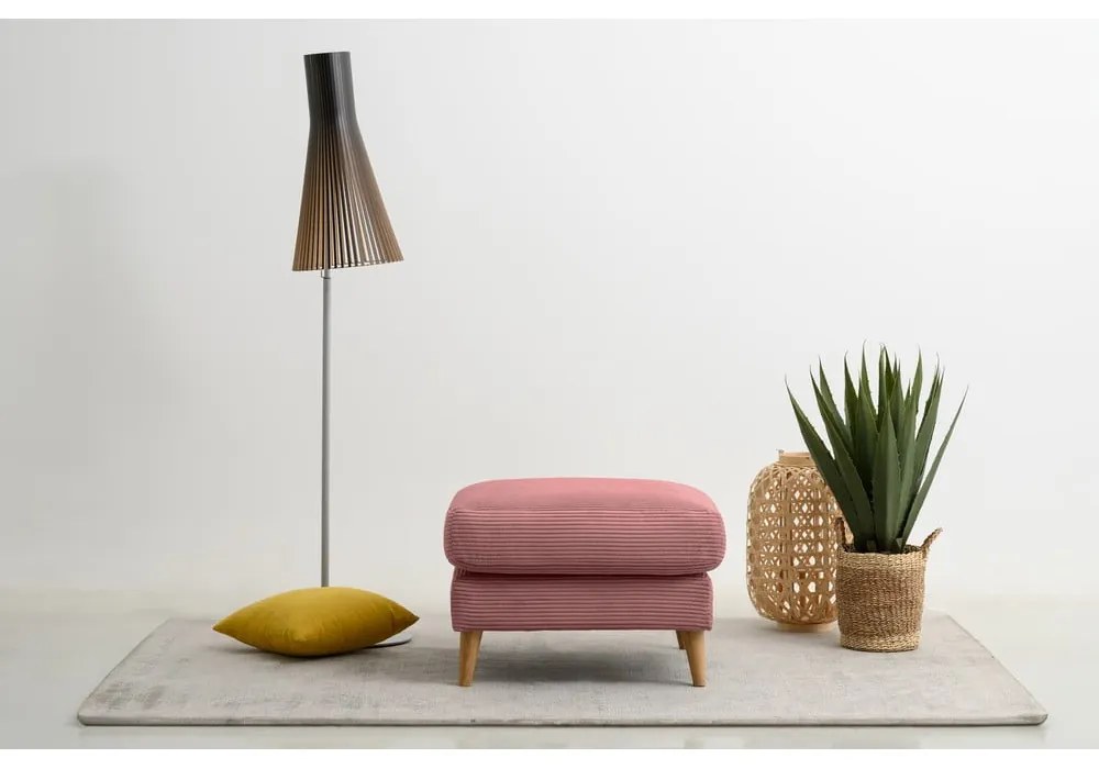 Ružová menčestrová podnožka Paris – Scandic