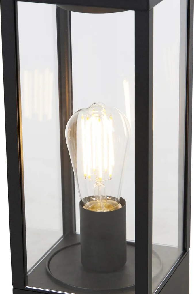 Inteligentná vonkajšia stojaca lampa čierna 40 cm vrátane WiFi ST64 - Charlois