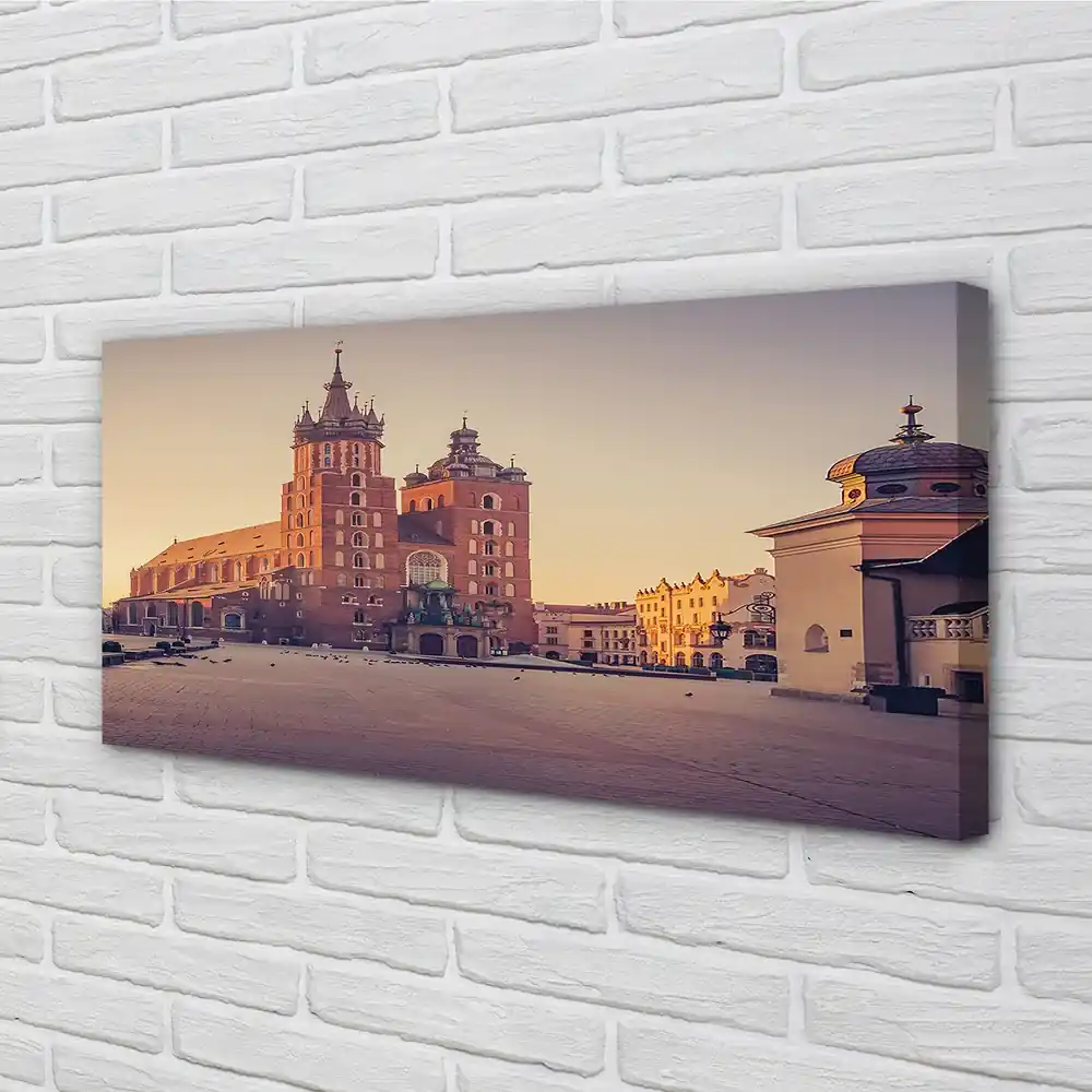Obraz na plátne Krakow kostol svitania 140x70 cm | BIANO