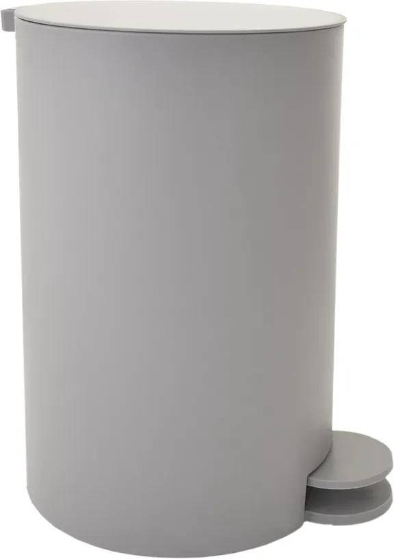 SEPIO Odpadkový kôš s pedálom šedý