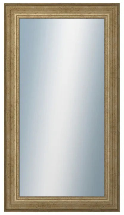 DANTIK - Zrkadlo v rámu, rozmer s rámom 50x90 cm z lišty HRAD strieborná patina (2823)