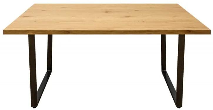 Drevený jedálenský stôl Loft 90 x 160 cm – 40 mm »