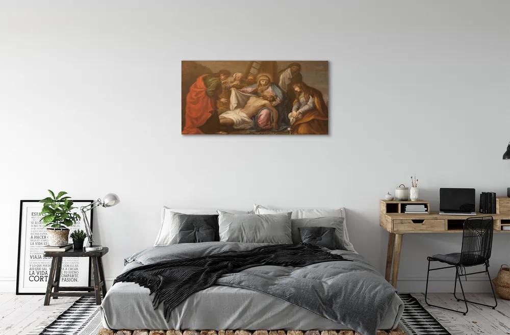 Obraz na plátne Ježiša ukrižovali 120x60 cm