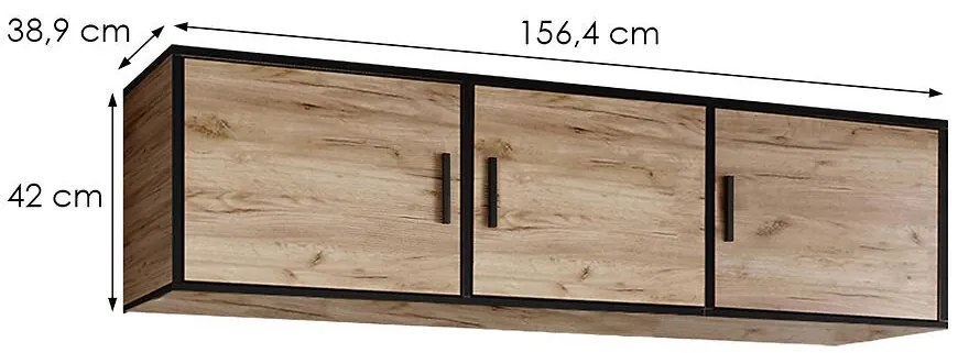 Nadstavec Roj 3d Zlatý Craft dub