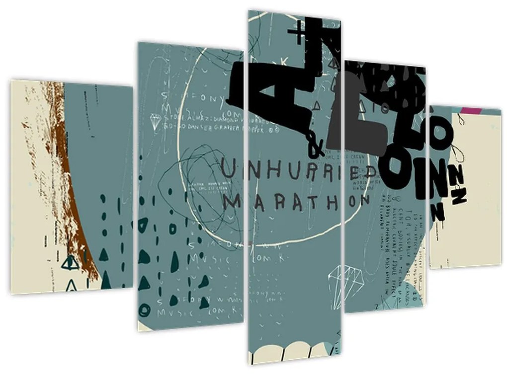 Obraz - Lietajúci balón s dúhou (150x105 cm)