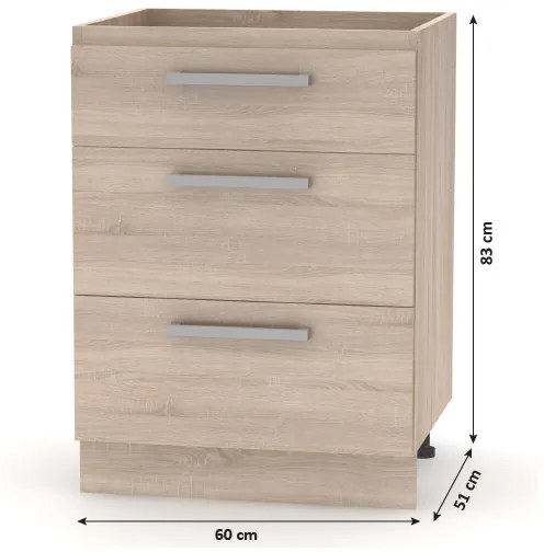 Kuchyňská linka 2,4 m, NOVA PLUS 0000210268 Tempo Kondela