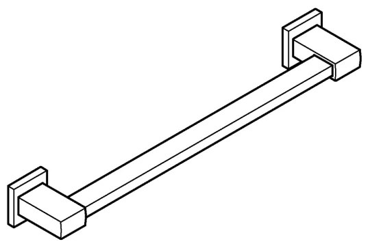 GROHE 41095000 - Vaňové madlo START CUBE 504 mm lesklý chróm