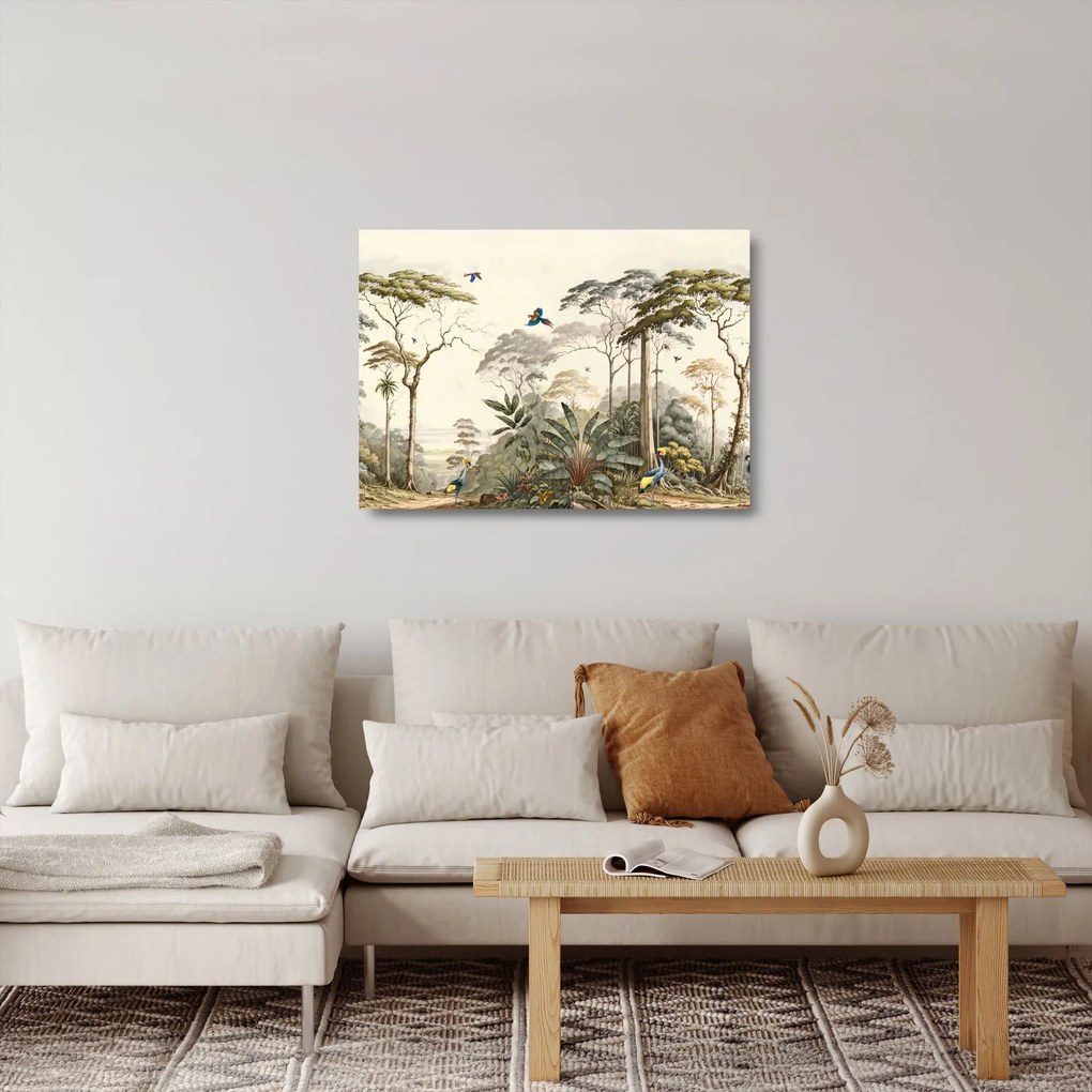 Sklenený obraz - Amazonský prales (70x50 cm)