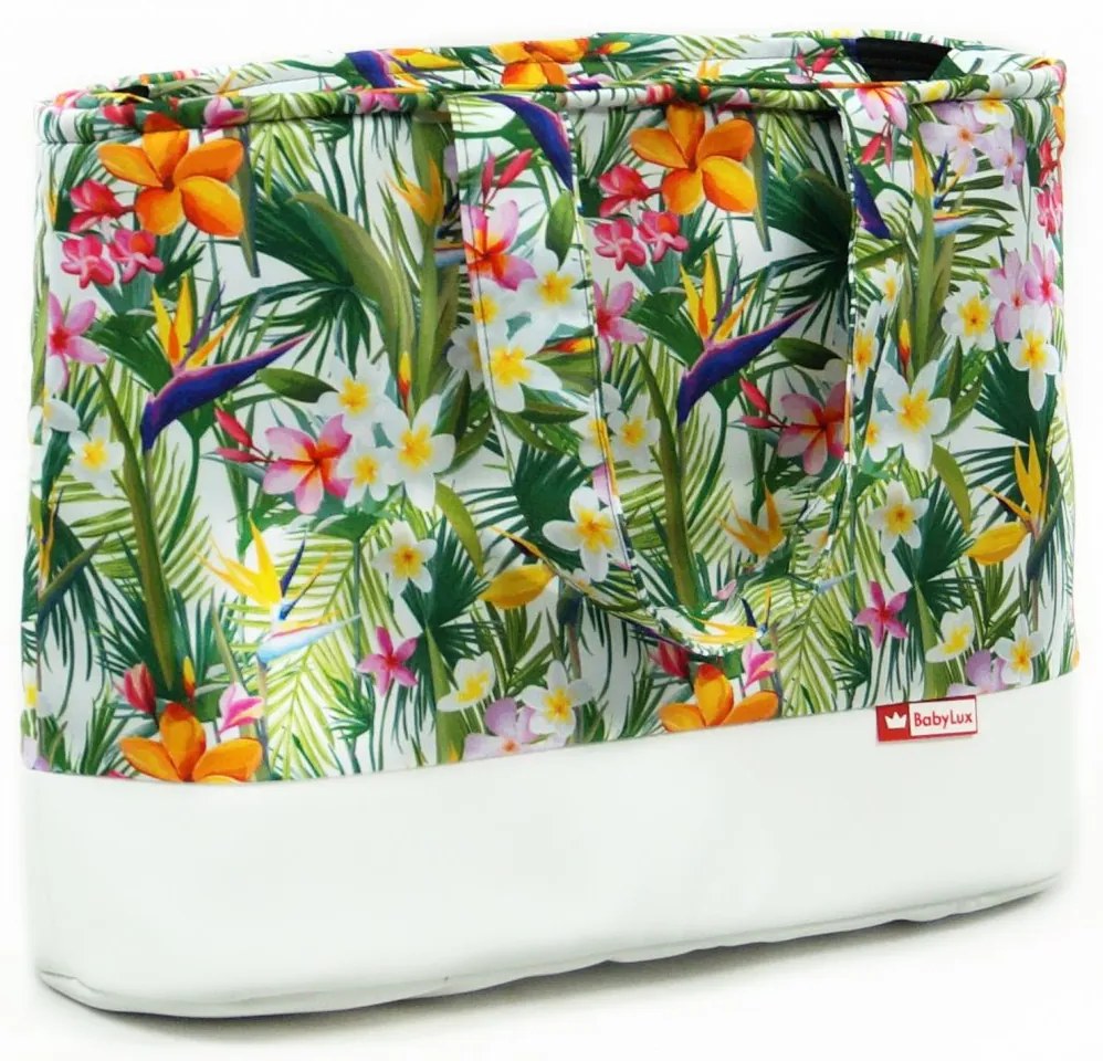 Kombinovaný kočík Raf-pol Tropical - Pastel Flamingos (2-kombinácia)