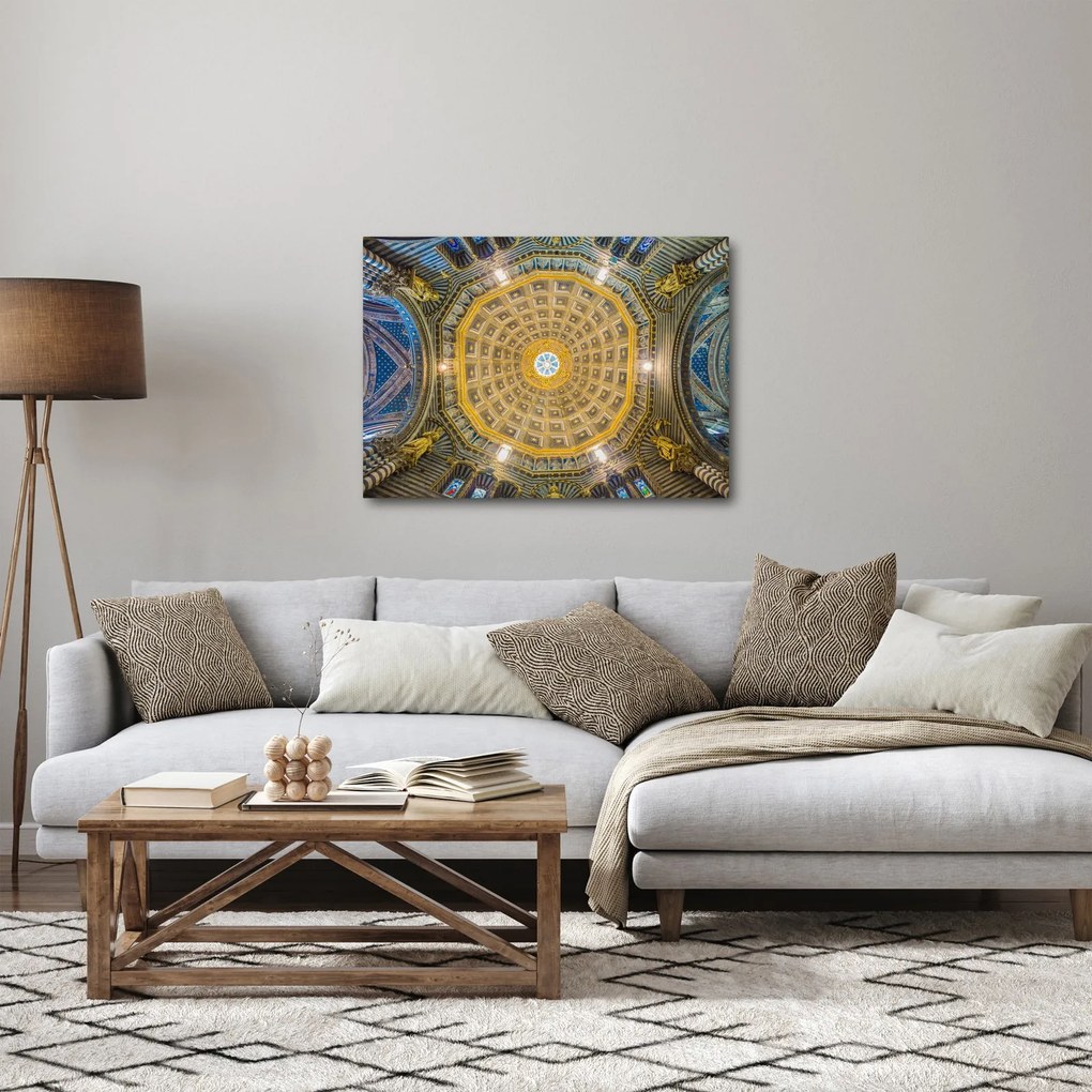 Obraz stropu Sienského kostola (70x50 cm)
