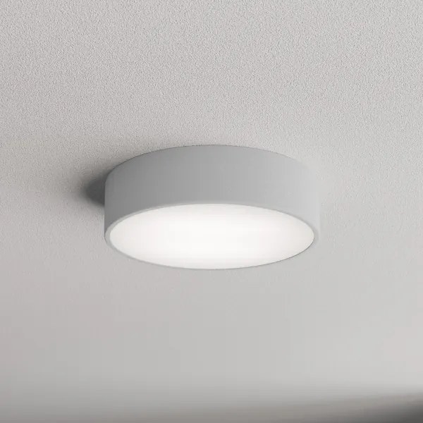 Kúpeľňové stropné svietidlo so senzorom CLEO 2xE27/24W/230V, priemer 30 cm, sivé, IP54