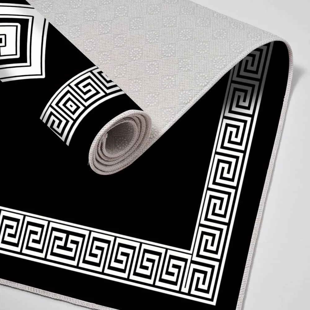 Čierno-biele kúpeľňové predložky v súprave 2 ks - Foutastic