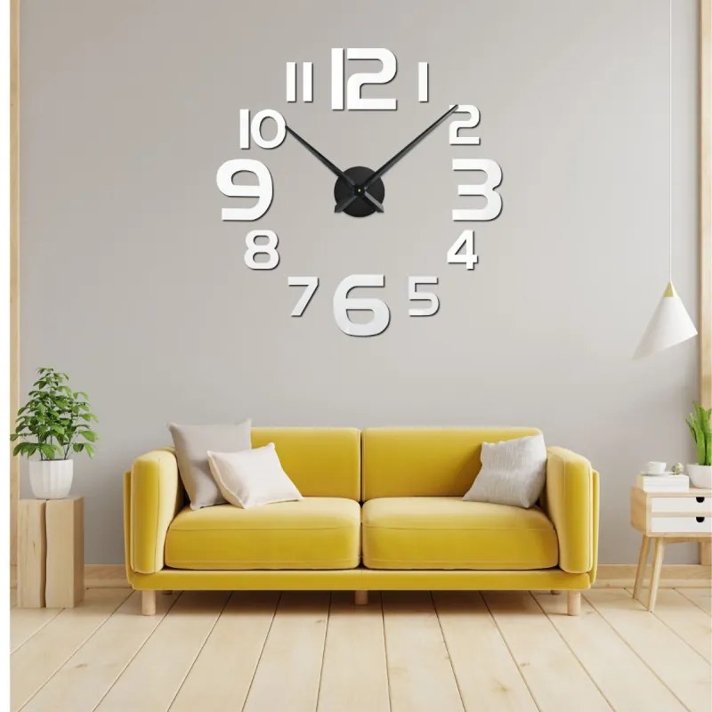 Nalepovacie hodiny na stenu - moderné 3D hodiny I SENTOP 12S034