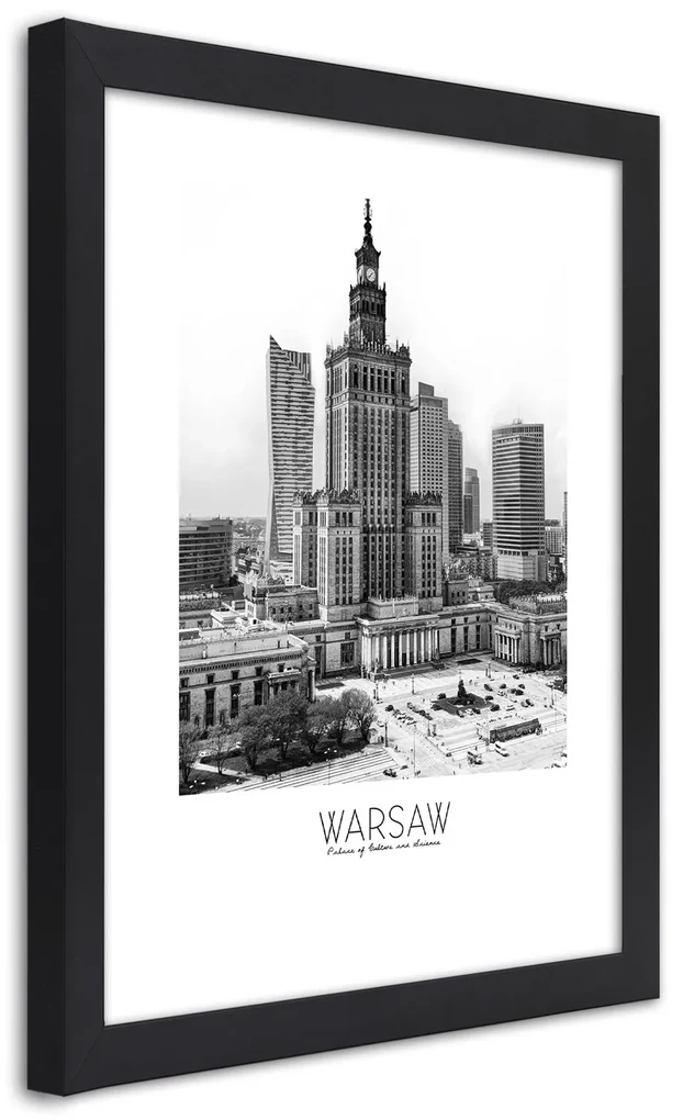 Gario Plagát Palác kultúry vo Varšave Farba rámu: Bez rámu, Rozmery: 30 x 45 cm