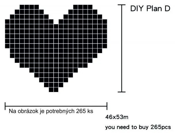 3D nálepky a samolepky, zrkadlové, farebné, dekoračné nálepky, FA-501Wall FA501 HEU-