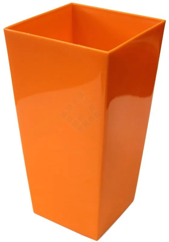 Schetelig CUBICO hranatý kvetináč, Classic, Oranžový, ↔ 14 x ↕ 26 cm