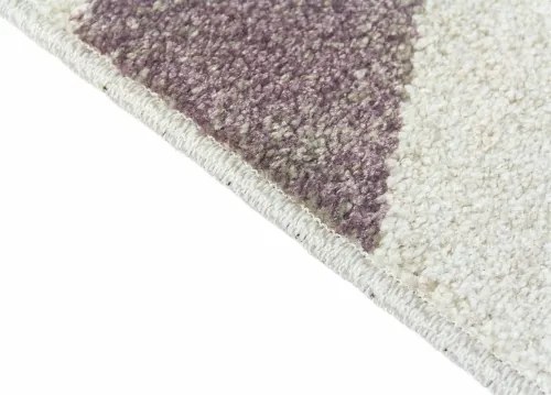Koberce Breno Kusový koberec MONDO A3/WLW, fialová, viacfarebná,120 x 170 cm